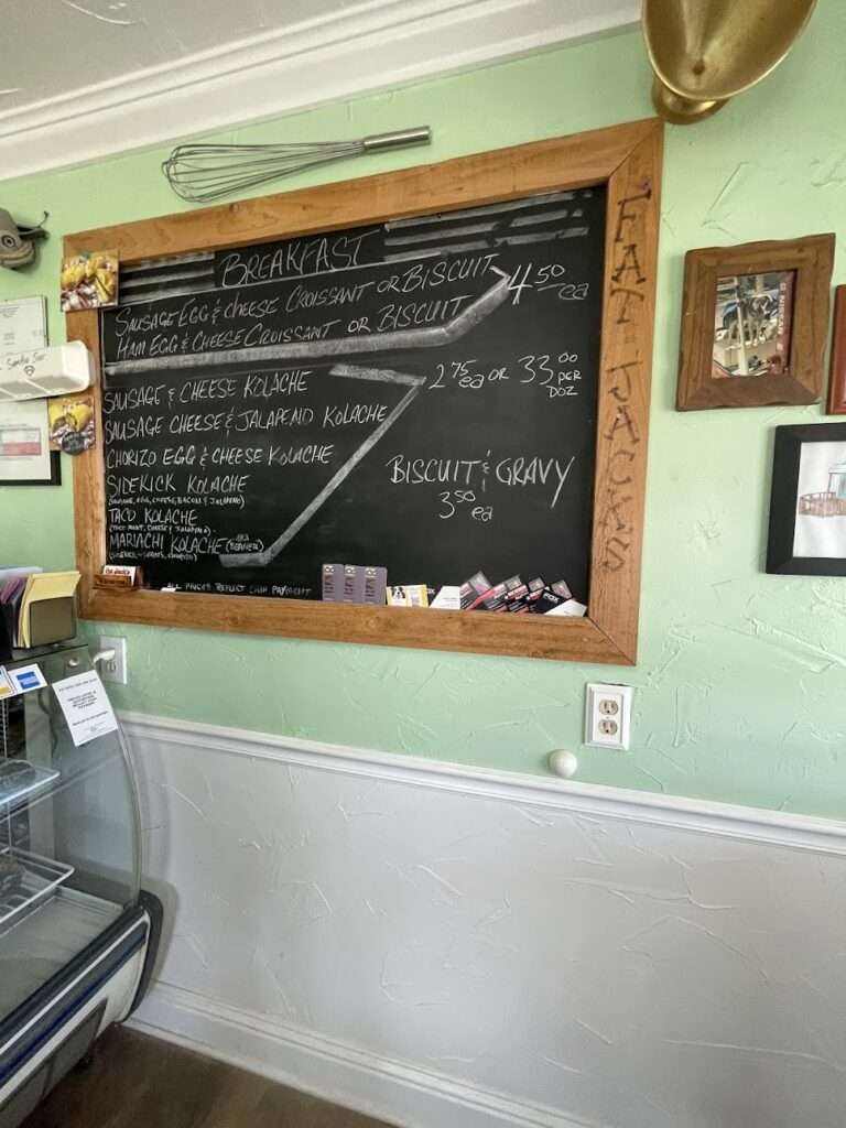 Fat Jacks Bakery menu 2